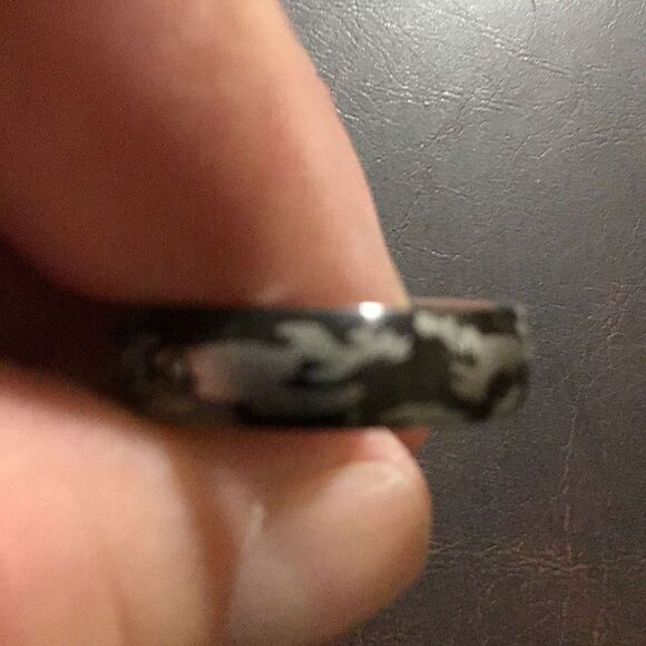 Men’s camouflage Juggalo ring size 10 3/4 - Picture 3 of 6